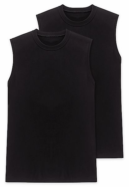 Schiesser Achselhemd "Essentials", (2er Pack), ärmellos, Doppelpack, Rundha günstig online kaufen