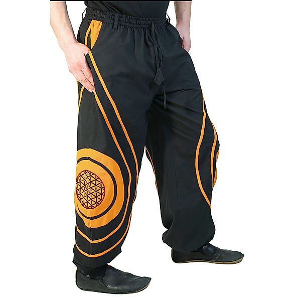 KUNST UND MAGIE Haremshose Hose Blume günstig online kaufen