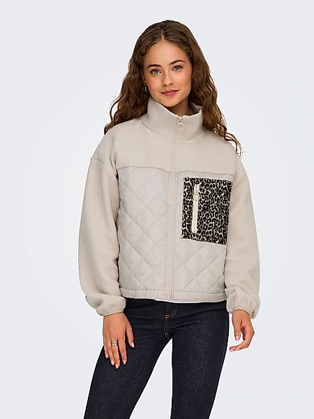 ONLY Plüschjacke "ONLLINDSEY TEDDY MIX JACKET CS OTW", ohne Kapuze günstig online kaufen