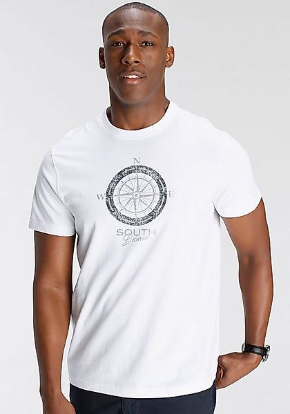 DELMAO T-Shirt Kurzarm, bedruckt, Rundhals, aus Baumwolle günstig online kaufen