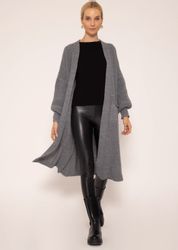 SASSYCLASSY Longstrickjacke Oversize Strickjacke Damen lang günstig online kaufen