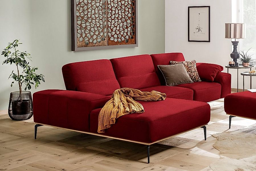 W.SCHILLIG Ecksofa run, Designsofa mit tollem Sitzkomfort, bequem, L-Form, günstig online kaufen