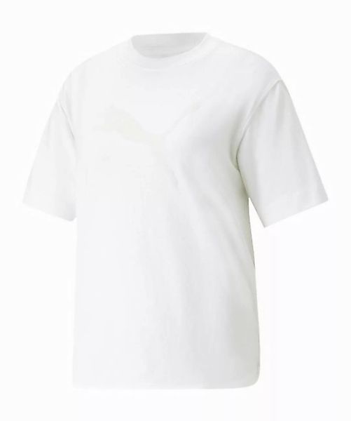 PUMA T-Shirt PUMA Her T-Shirt Damen Weiß Baumwolle günstig online kaufen