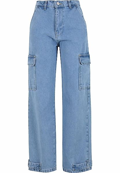 DEF Stoffhose "DEF Damen DEF Cargo Pants Denim" günstig online kaufen