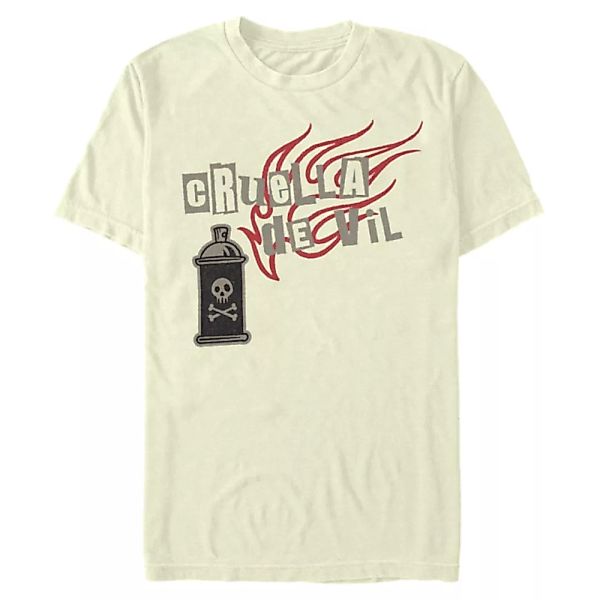 Disney Classics - Cruella - Logo Spray Fire - Männer T-Shirt günstig online kaufen