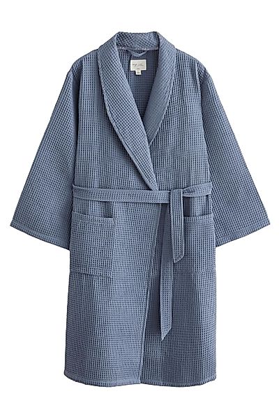 Next Damenbademantel Bademantel mit Waffelstruktur, Baumwolle, günstig online kaufen