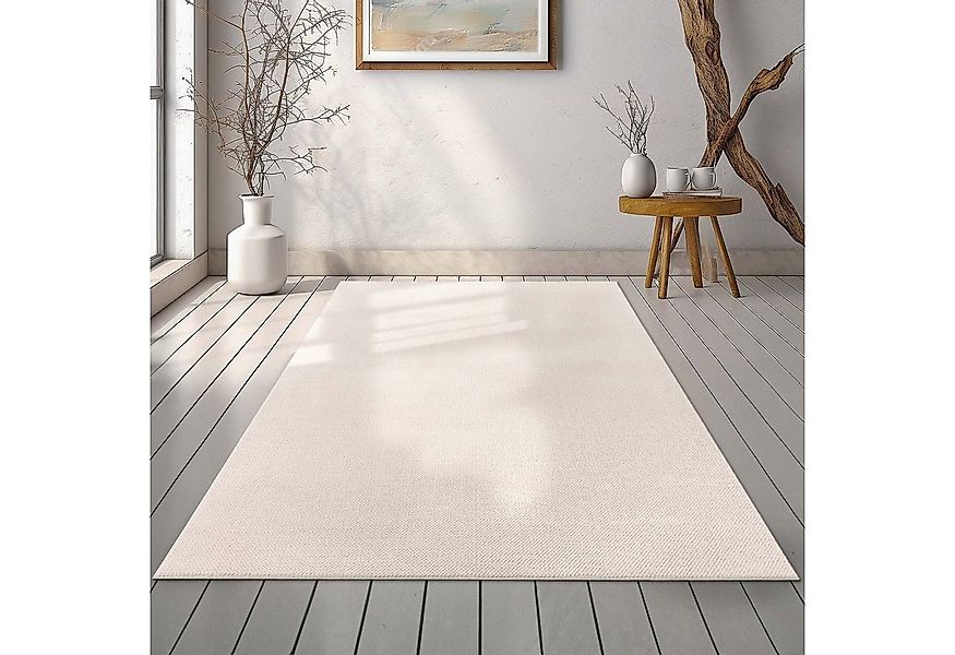 TaraCarpet Teppich Teppich Tiber in Hasenfelloptik uni Bubbels, rechteckig, günstig online kaufen