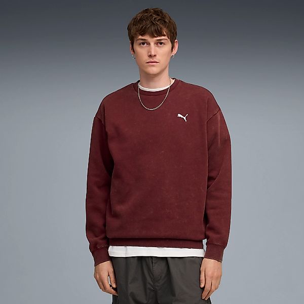 PUMA Langarmshirt "ESS ELEVATED RELAXED WASH CREW FL" günstig online kaufen