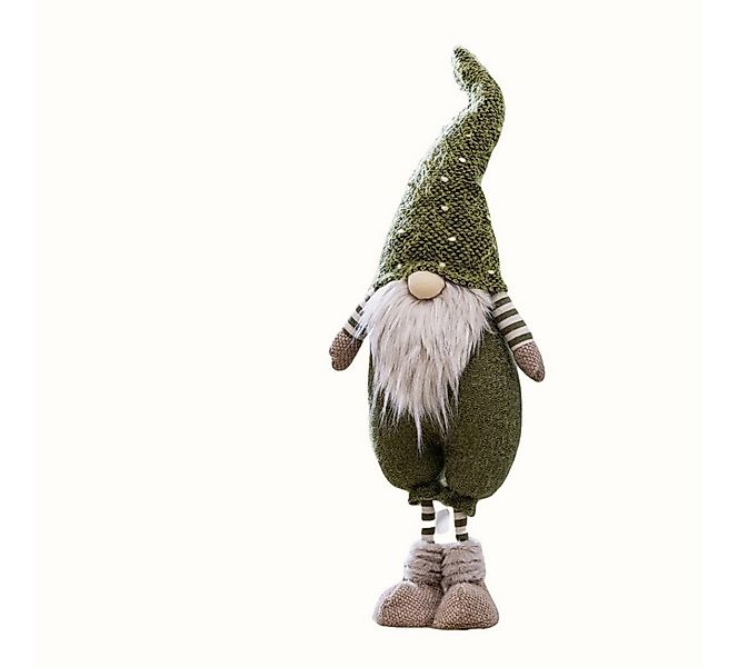 Home-trends24.de Dekofigur XXL Wichtel Figur Grün Deko Figur Gnom Zwerg 62c günstig online kaufen