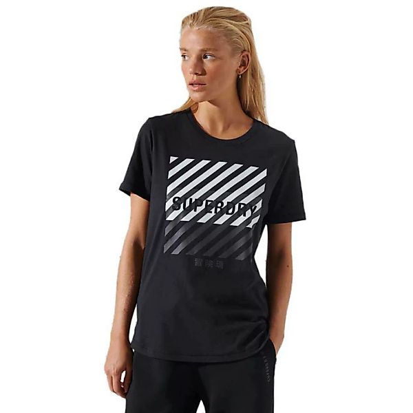 Superdry Core Sport Kurzarm T-shirt 2XS Black günstig online kaufen