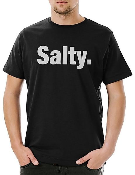 Urban Backwoods Print-Shirt Salty Herren T-Shirt Salzig Koch Chef Kitchen C günstig online kaufen