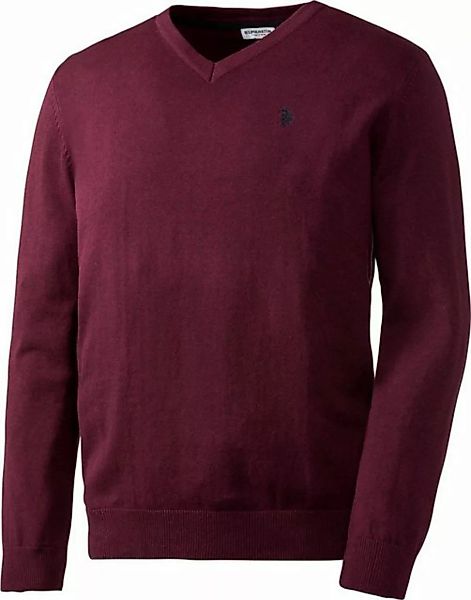 U.S. Polo Assn V-Ausschnitt-Pullover aus reiner, weicher Baumwolle, leichte günstig online kaufen