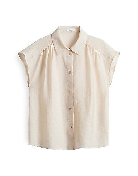 OPUS Satinbluse FAIRI Loose mit femininen Raffungen günstig online kaufen