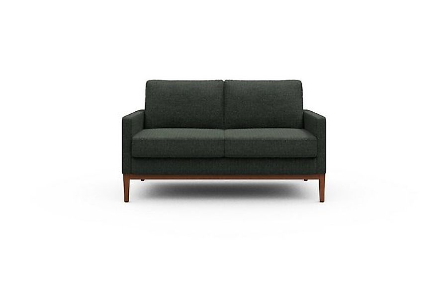 moebelfaktor Sofa Bodo 2-Sitzer, Retro-Design, elegante Linien, stabile Hol günstig online kaufen