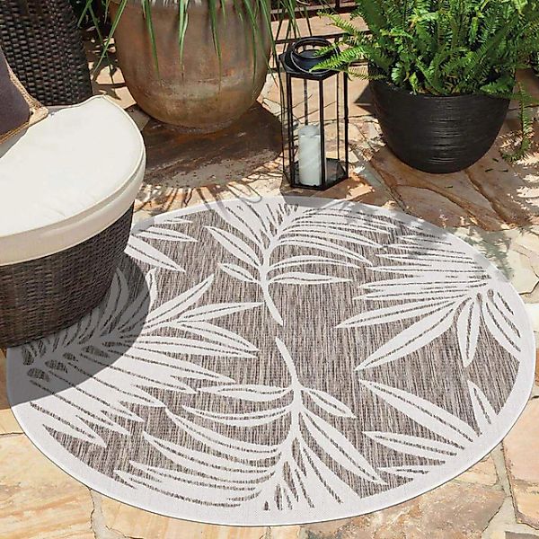 Carpet City Outdoorteppich »Outdoor 468«, rund, 5 mm Höhe, UV-beständig, Fl günstig online kaufen
