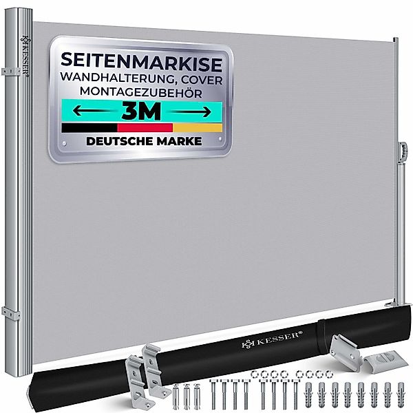 KESSER Seitenmarkise Alu-Seitenmarkise Ausziehbar & Blickdicht günstig online kaufen