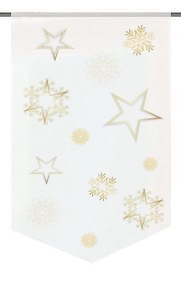 HOME WOHNIDEEN Gardine Home Wohnideen Fensterbehang Stario 80 X 40 cm (1 St günstig online kaufen