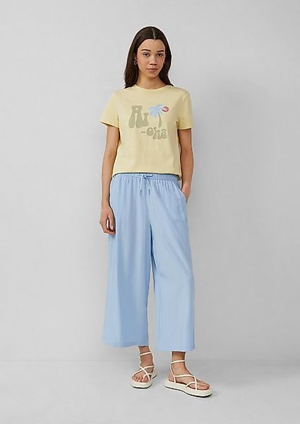 QS 7/8-Hose Culotte aus Viskose Gummizug günstig online kaufen
