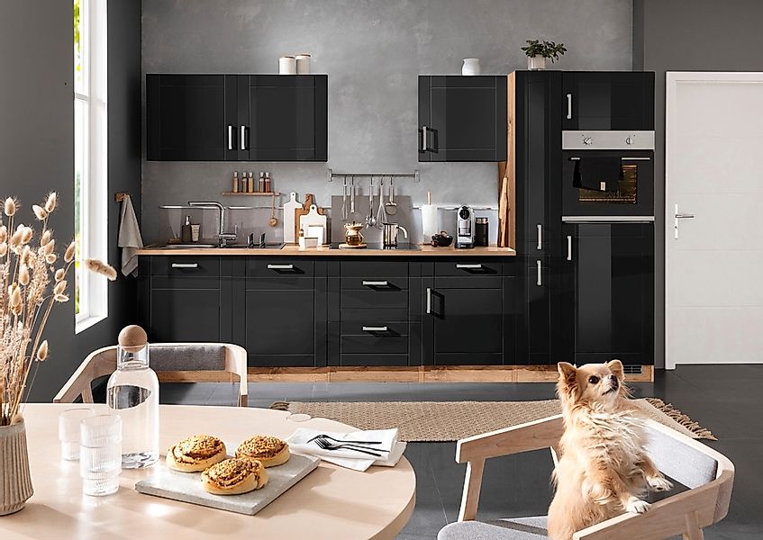 KOCHSTATION Küchenzeile »KS-Tinnum« ohne E-Geräte, Breite 330 cm günstig online kaufen