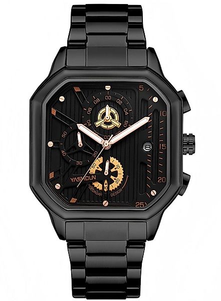 Forrlite Quarzuhr Quarzuhr, Armbanduhr Edelstahl Herrenuhr, günstig online kaufen