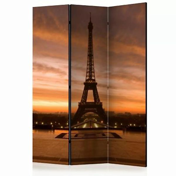 artgeist Paravent Eiffel tower at dawn [Room Dividers] mehrfarbig Gr. 135 x günstig online kaufen