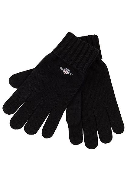 Gant Strickhandschuhe COTTON BLEND LOGO wärmend günstig online kaufen
