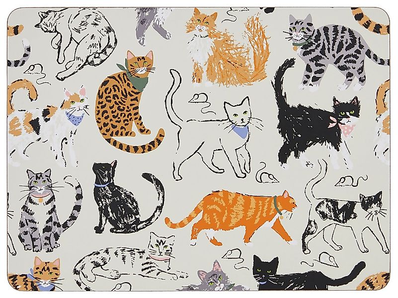 Ulster Weavers Platzset Feline Friends, (Set, 4-St., 4-teilig), Tischset Ko günstig online kaufen
