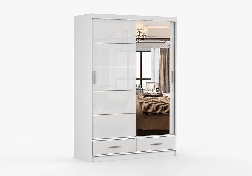 imoebel24 Schwebetürenschrank FLORENCE S 150 cm günstig online kaufen