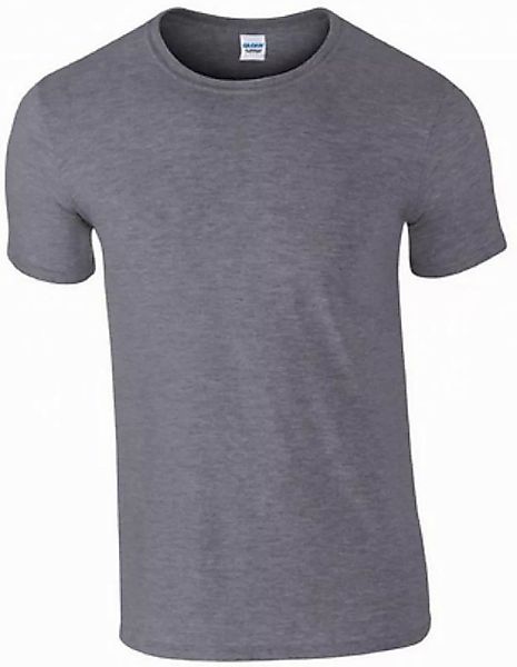 Gildan Rundhalsshirt Softstyle Herren T-Shirt modischer Kragen günstig online kaufen