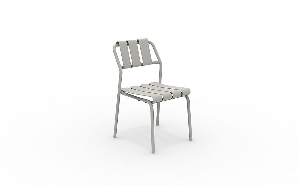 Robuster Terrassenstuhl Verdea stapelbar schlamm günstig online kaufen