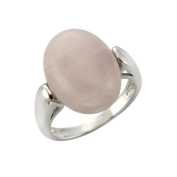 Zeeme Fingerring 925/- Sterling Silber Rosenquarz günstig online kaufen