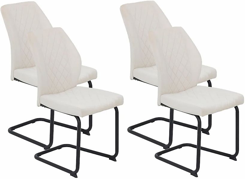 HELA Freischwinger "OSLO" (Set) 4 Stk.Freischwinger,Rautensteppung,Microfas günstig online kaufen