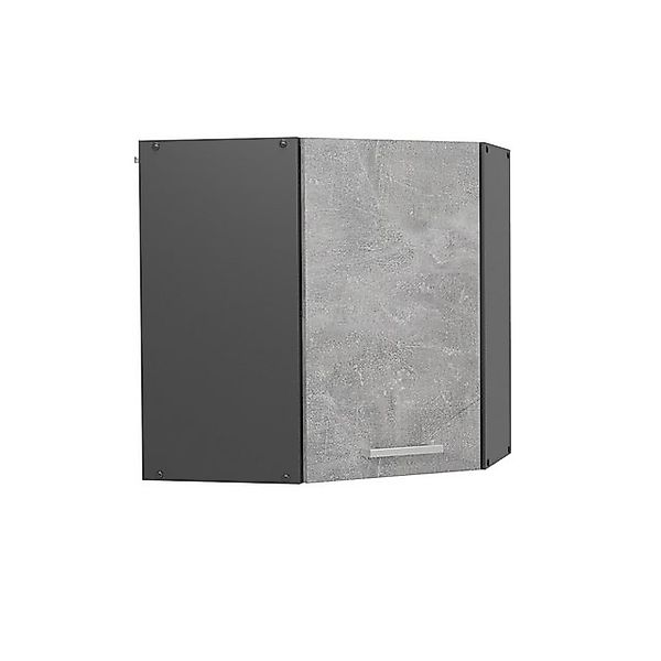 Vicco Eckhängeschrank R-Line, Beton/Anthrazit, 57 cm günstig online kaufen
