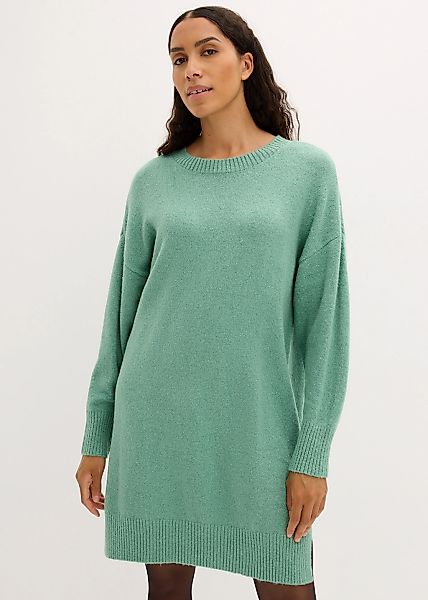 bonprix Sweatkleid "Oversize-Strickkleid" aus Materialmix, Oversize Passfor günstig online kaufen