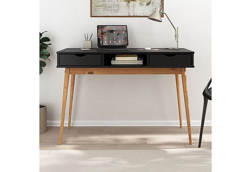 IDIMEX Schreibtisch STEFAN, Bürotisch mit Schubladen aus Massivholz Konsole günstig online kaufen