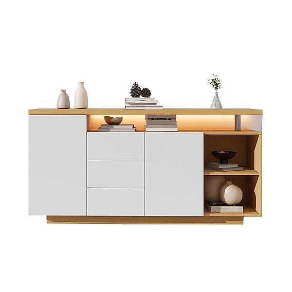 Merax Sideboard mit 3 Schubladen und günstig online kaufen
