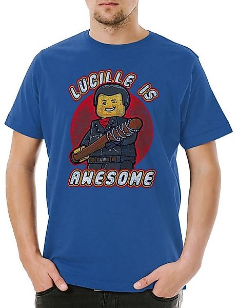 Urban Backwoods Print-Shirt Urban Backwoods Lucille Is Awesome Herren T-Shi günstig online kaufen