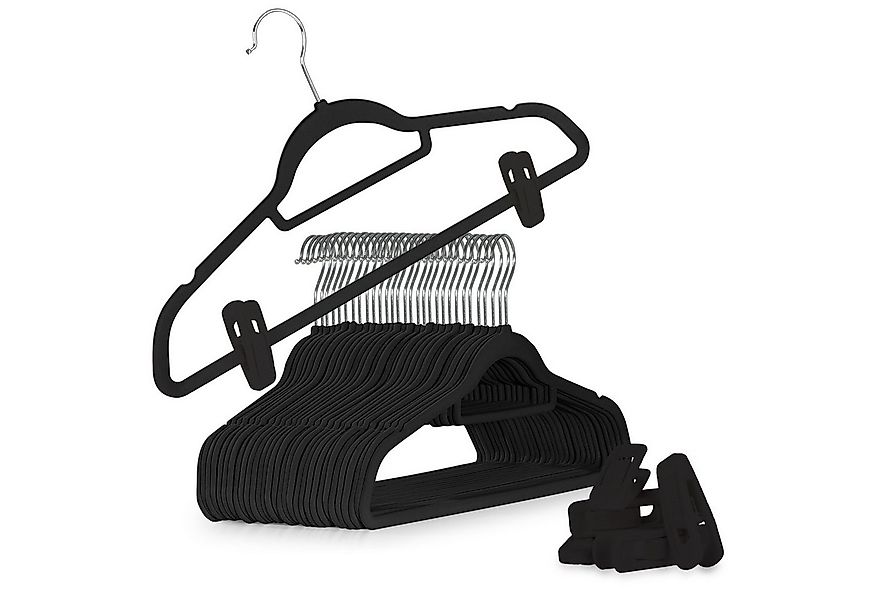 Blumtal Kleiderbügel Rutschfest - Samtoptik - Platzsparend, (30-tlg), Premi günstig online kaufen