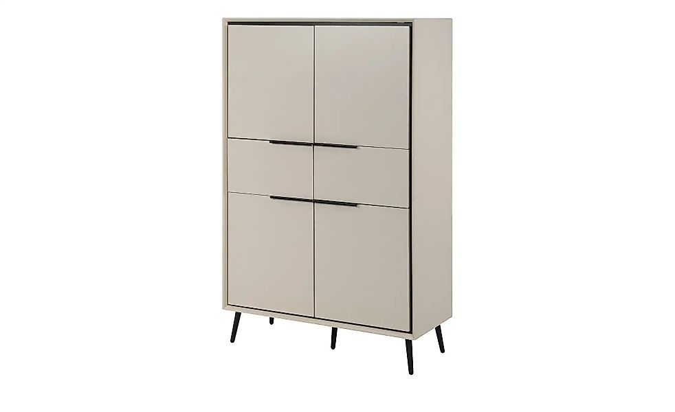 Highboard  Arluno ¦ beige ¦ Maße (cm): B: 90 H: 140 T: 38.0 Kommoden & Side günstig online kaufen