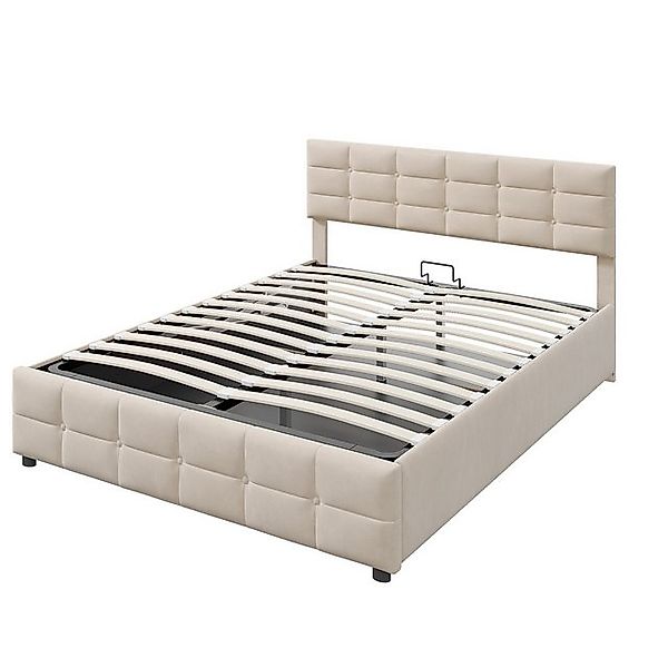 Gotagee Polsterbett Hydraulisches Einzelbett Doppelbett Gästebett holländis günstig online kaufen