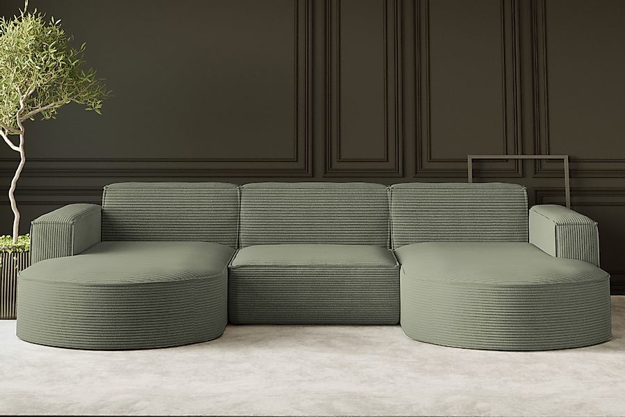 Kaiser Möbel Ecksofa Sofa U form, günstig online kaufen