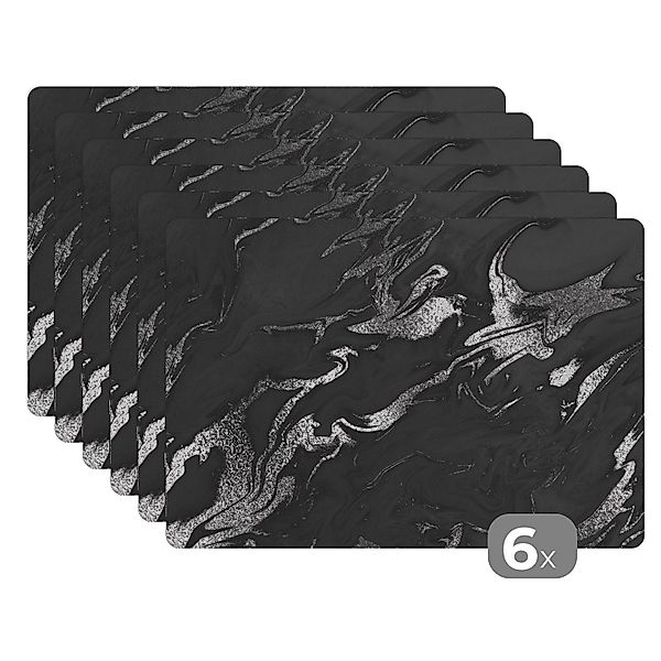 MuchoWow Platzset Marmor - Schwarz - günstig online kaufen