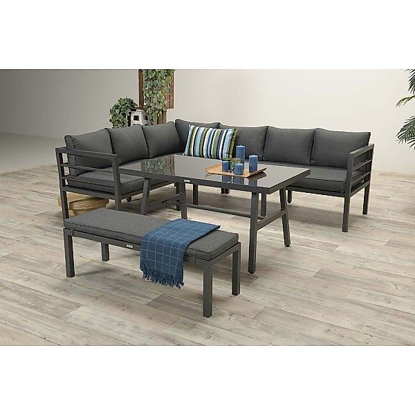 Garden Impressions Gartenlounge-Set Lakes Alu Eck günstig online kaufen