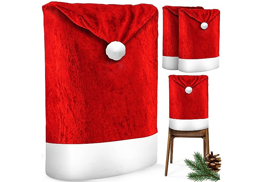 KESSER Weihnachtsfigur, Premium Weihnachtsstuhlüberzug Set Stuhlhussen für günstig online kaufen