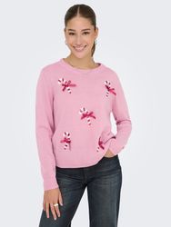 ONLY Weihnachtspullover ONLXMAS SHINE LS ONECK günstig online kaufen