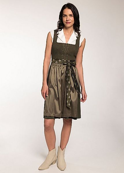 Spieth & Wensky Dirndl Glenn (1-tlg) Schürzenbänder mit Blumenmuster günstig online kaufen