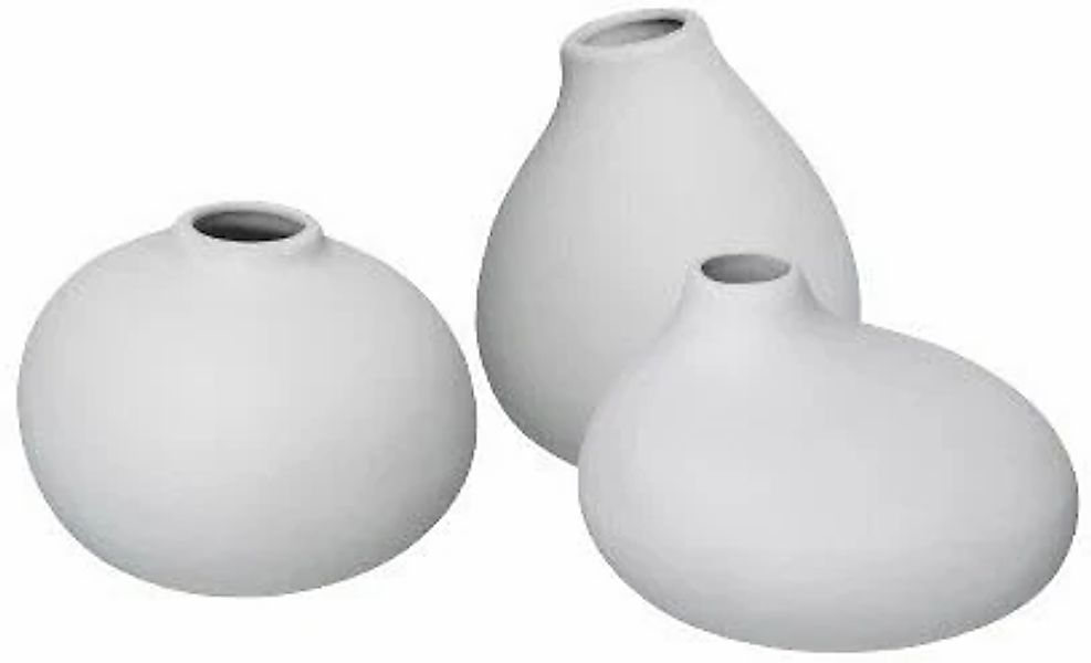 BLOMUS Dekovase "NONA, aus Porzellan, unglasiert", (Set, 3 St.), Vase in 3 günstig online kaufen