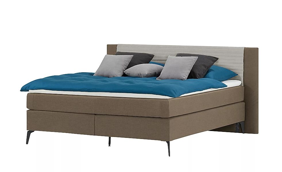 SKAGEN BEDS Boxspringbett  Synda - braun - 220 cm - 107 cm - Betten > Boxsp günstig online kaufen