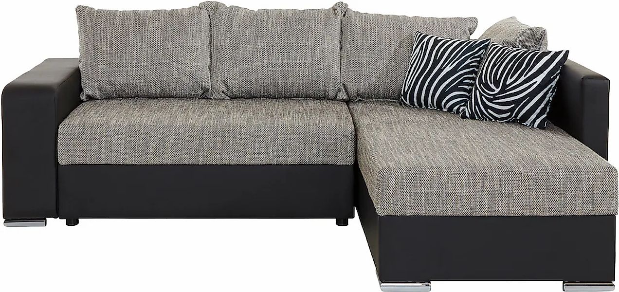 COLLECTION AB Ecksofa »John L-Form«, mit Bettfunktion, wahlweise mit Federk günstig online kaufen