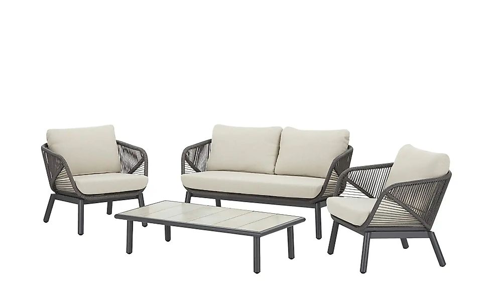 KHG Lounge-Set  Colmar ¦ grau Garten > Gartenmöbel > Gartenmöbelsets - Höff günstig online kaufen